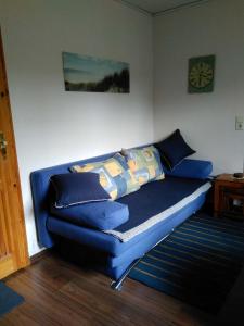 Posezení v ubytování Ferienwohnung Fiebelkorn Vogt in Kappeln