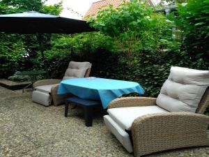 Posezení v ubytování Ferienwohnung Fiebelkorn Vogt in Kappeln