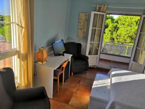 Гостиная зона в Hotel Marisma Sancti Petri