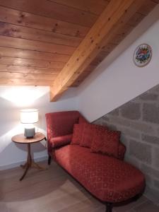 A seating area at Villa Pellicano -Il nido