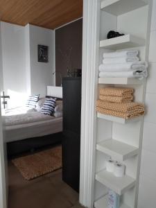 Postel nebo postele na pokoji v ubytování Appartement Zuid 5