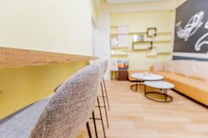 Χώρος καθιστικού στο WOW Penghu Homestay