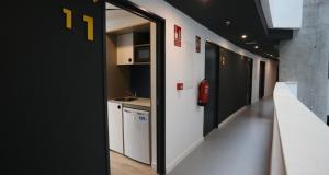 A kitchen or kitchenette at Residencia de estudiantes Xior Málaga Teatinos solo estudiantes