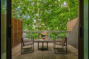 En balkong eller terrass på Prodeo Hotel + Lounge