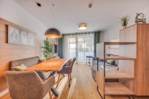 Posezení v ubytování Kleiner Alpiner Boudoir in der Residenz Silvretta - Inklusive Silvretta Card Premium
