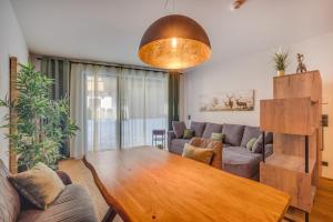 Posezení v ubytování Kleiner Alpiner Boudoir in der Residenz Silvretta - Inklusive Silvretta Card Premium