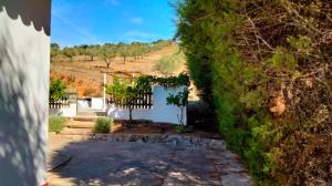 una entrada a una casa con un seto en Monte Sul da Pintada, en Montemor-o-Novo