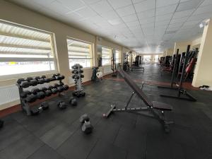 Fitness centrum a/nebo fitness zařízení v ubytování VILARHOTEL