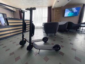 Fitness centrum a/nebo fitness zařízení v ubytování VILARHOTEL