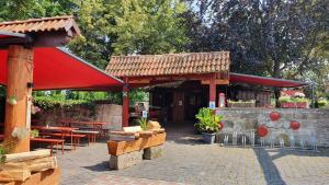 Zahrada ubytování Landhotel Brauner Hirsch