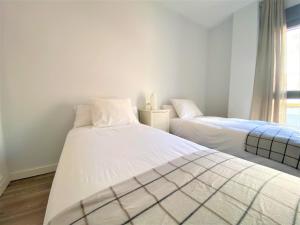 Ένα ή περισσότερα κρεβάτια σε δωμάτιο στο Casa Jazmín