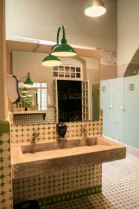 Ванная комната в Iturbide500 hostal