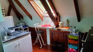 Kuhinja oz. manjša kuhinja v nastanitvi Appartement Les Bougainvilliers Vue Mer