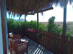 A balcony or terrace at Cortijo Los Flamencos