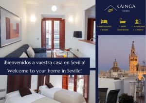 Televízia a/alebo spoločenská miestnosť v ubytovaní Apartamento Puerta del Arenal - Kainga Homes