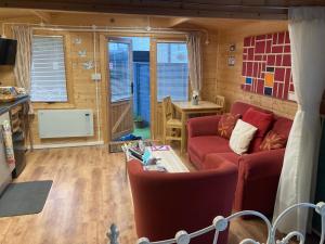 Posezení v ubytování SherPai Lodge