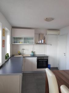 Kuchyň nebo kuchyňský kout v ubytování Apartment Renata