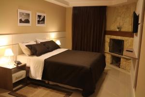 Ένα ή περισσότερα κρεβάτια σε δωμάτιο στο Hotel Willisau