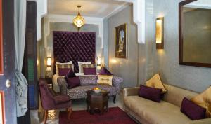 Riad Sultan Suleiman的休息区