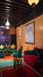 Riad Sultan Suleiman的休息区