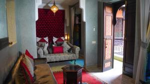 Riad Sultan Suleiman的休息区