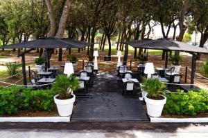 Zahrada ubytování Raffaello Hotel & Mooka Restaurant
