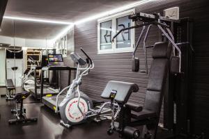 Fitness centrum a/nebo fitness zařízení v ubytování Raffaello Hotel & Mooka Restaurant