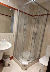 Kúpeľňa v ubytovaní Hotel Cuéntame