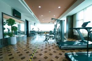 Fitness centrum a/nebo fitness zařízení v ubytování Arman Hotel Juffair Mall