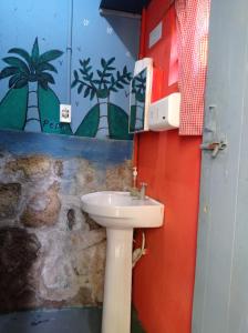 Bathroom sa Camping Trópico de Capricórnio - Ilhabela