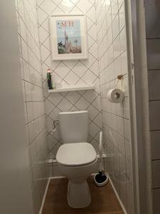 Koupelna v ubytování Joli Appart avec Parking en coeur de ville de SETE