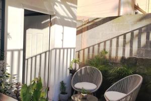 Balkón nebo terasa v ubytování Linda, cerca de todo, parqueo, patio, netflix