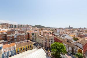 Výhľad na mesto Malaga alebo výhľad na mesto priamo z apartmánu