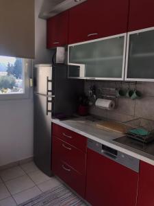 Kuchyň nebo kuchyňský kout v ubytování Apartment Bucka