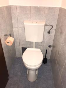 Koupelna v ubytování Apartment Bucka