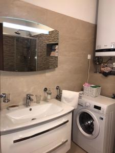 Koupelna v ubytování Apartment Bucka