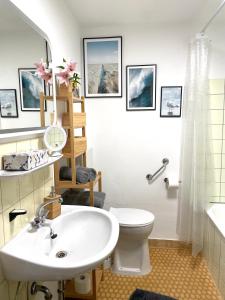 Koupelna v ubytování Cityapartments Schanze 17 im Zentrum von Friedrichshafen