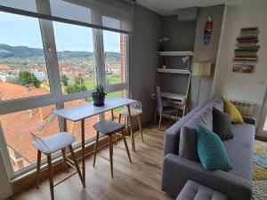 Posezení v ubytování Luminoso apartamento con gran terraza