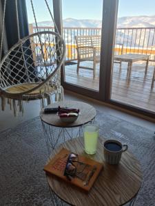 Rõdu või terrass majutusasutuses Cortina resort