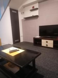 TV a/nebo společenská místnost v ubytování Apartman Centar 2 + 25 fotografií