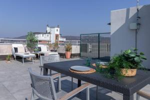 A balcony or terrace at La Terrazza