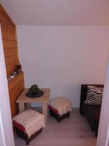Postel nebo postele na pokoji v ubytování Zacisze u Ani