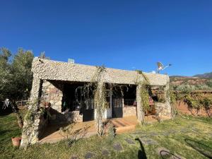 Ferme Tibrijine في مراكش: بيت حجري قديم يكثر عليه الكروم