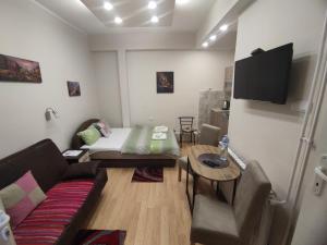 Гостиная зона в Apartments & Rooms -MDL Lazić