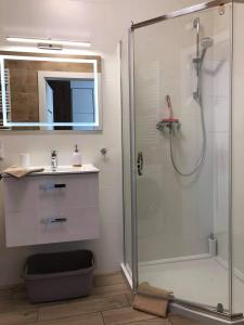 Kúpeľňa v ubytovaní Nadmorski Apartament Dream w Gdańsku