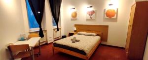 Posteľ alebo postele v izbe v ubytovaní Mandala Hostel