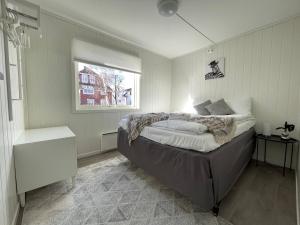 Postel nebo postele na pokoji v ubytování Bnb Stavanger Ap 9 bertis Rooftop Terrace