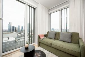 Wilde Aparthotels Manchester City Centre的休息区