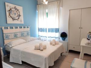 Letto o letti in una camera di HORIZON
