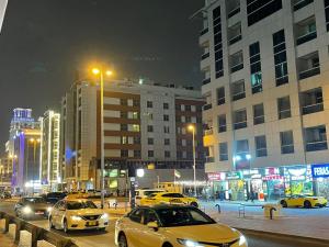 杜拜的景觀或從旅館拍的城市景觀